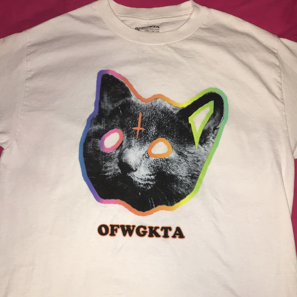 *SOLD* White Cat OFWGKTA T-Shirt Medium